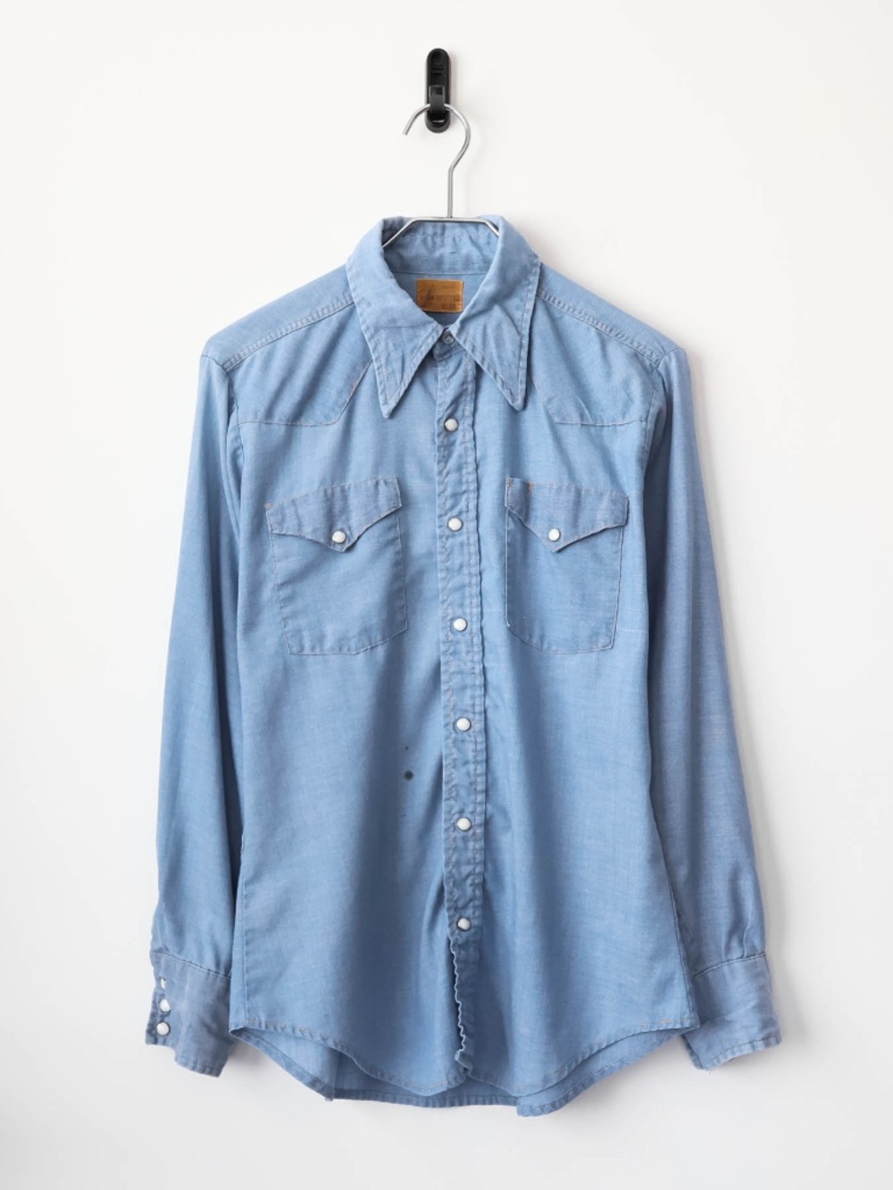 Awesome True Vintage Sears Western Wear Distressed Pearl Snap Button Shirt
